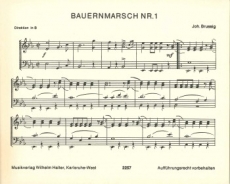 Bauernmarsch Nr. 1