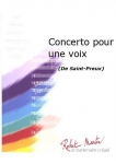 Concerto pour une voix